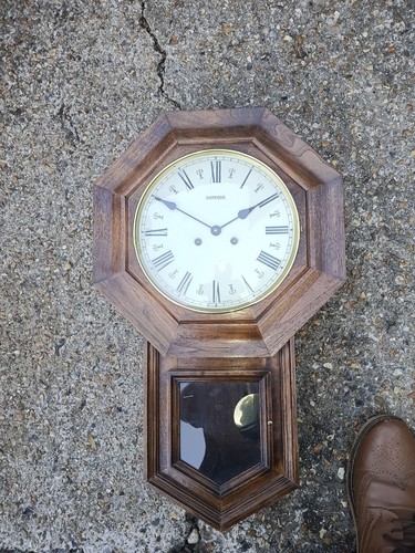 Antique wall clock - wall,