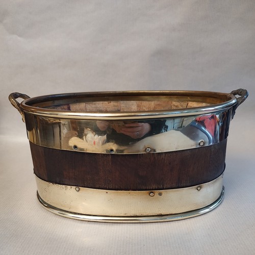 Vintage brass and coopered - vintage,