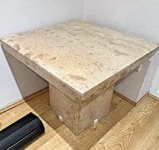 Heavy Stone Side Table / Coffee Table – Solid Natural Stone – 60x60x51cm 