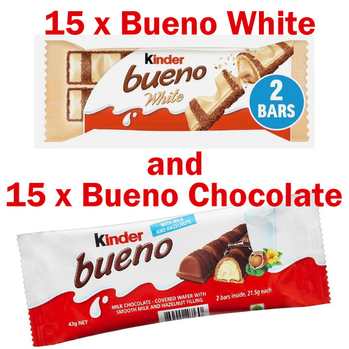 Kinder bueno white - x, and