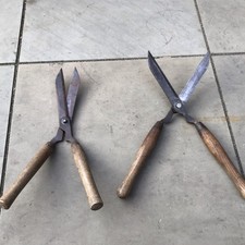 Two sets of Antique Vintage Garden Farm Hand shears Farm Tool