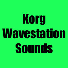 Sounds for Korg Wavestation, Wavestation EX. Wavestation A/D, Wavestation SR