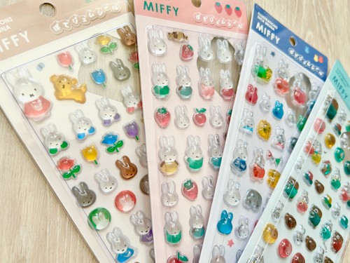 Miffy gem sticker craft - miffy, sticker,