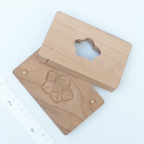 Wooden wagashi mold 29 - wooden,