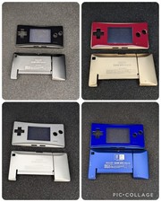 Nintendo Gameboy Micro GBM Replacement Complete Housing Shell Various Colours