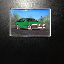 Toyota Corolla Twin-cam  Clear plastic fridge magnet