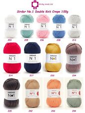 Sirdar No.1 DK Crepe 100g - RRP £6.85 - OUR PRICE from £3.99