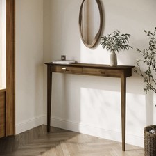 Small & Narrow Walnut Console