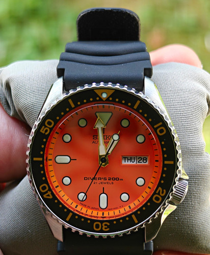 Seiko skx011j orange boy - seiko,