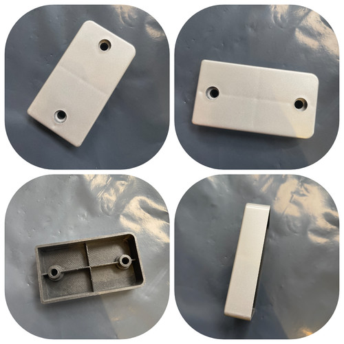 Silver plastic legs - 4x,