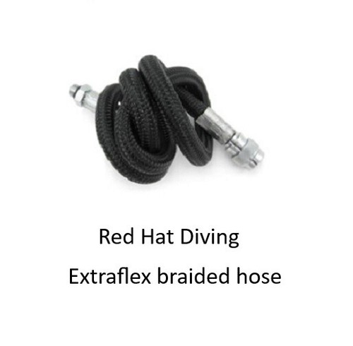 Scuba red hat diving - diving, braided