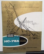 1960 Link Belt Speeder HC78A