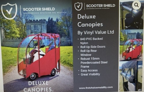 Scooter canopy for - for, a