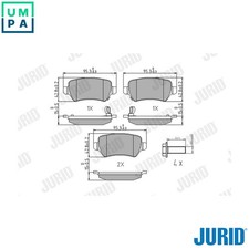 BRAKE PAD SET DISC BRAKE