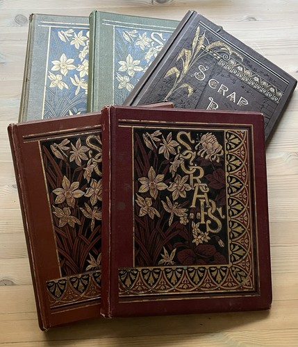 Set five antique victorian - antique,