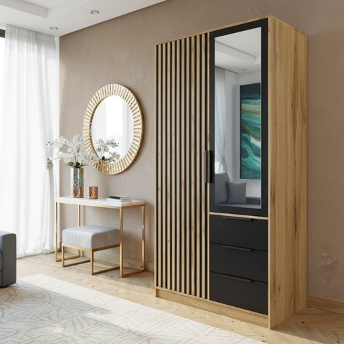 Bali lux door wardrobe - 2-door, |