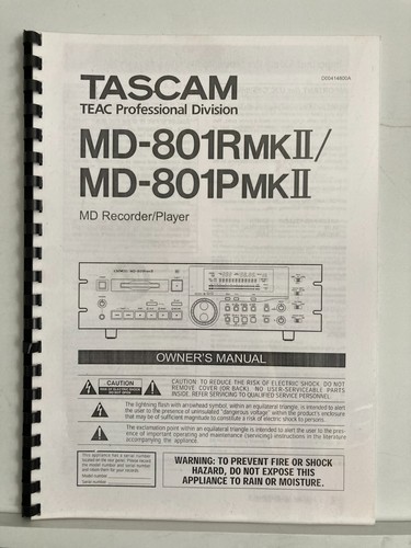 Tascam recorder player - tascam, md