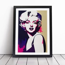 Marilyn Monroe Painted Framed