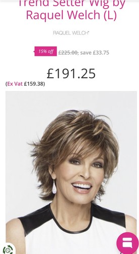 Raquel welch synthetic wig - raquel,