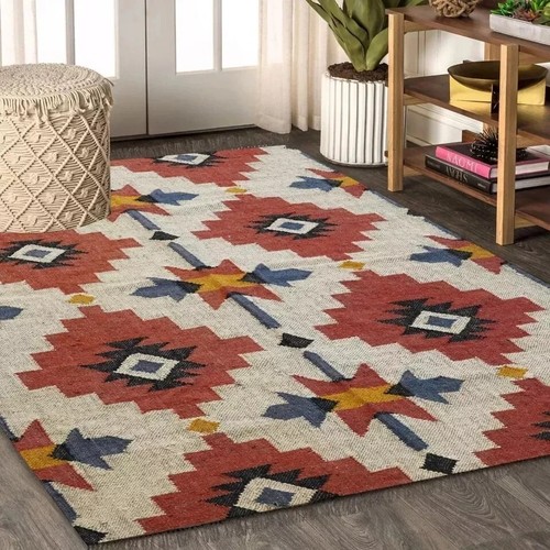 Kilim rug carpet - rug, natural