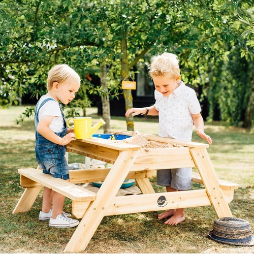 Wooden sand water table kids - water,