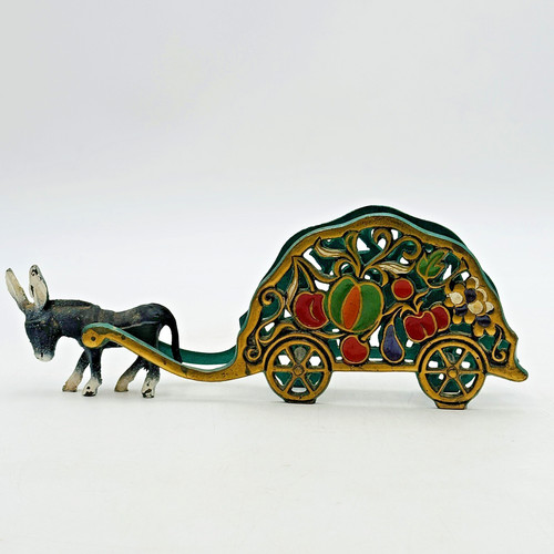 Vtg israel brass donkey - brass,