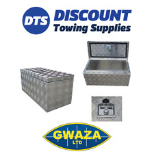 Ifor Williams Trailer Storage Aluminium Chequer Plate Tool Box 640 x 230 x 235mm