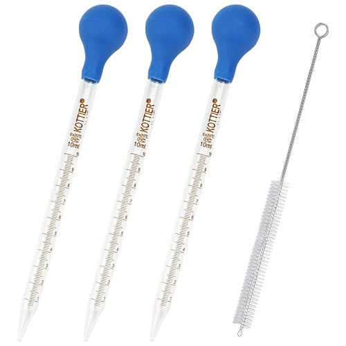 3pcs glass pipettes dropper - 3pcs,