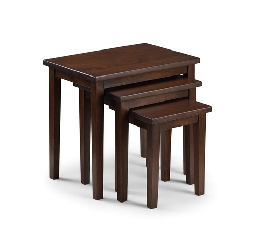 Cleo nest tables mahogany - tables,,