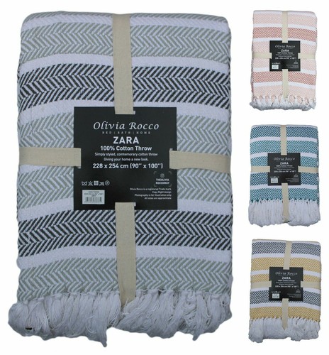 Luxury zara throw 100 cotton - zara,