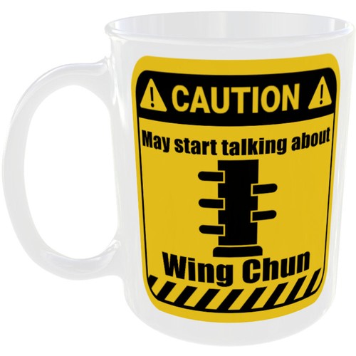 Wing chun mug funny caution - wing,
