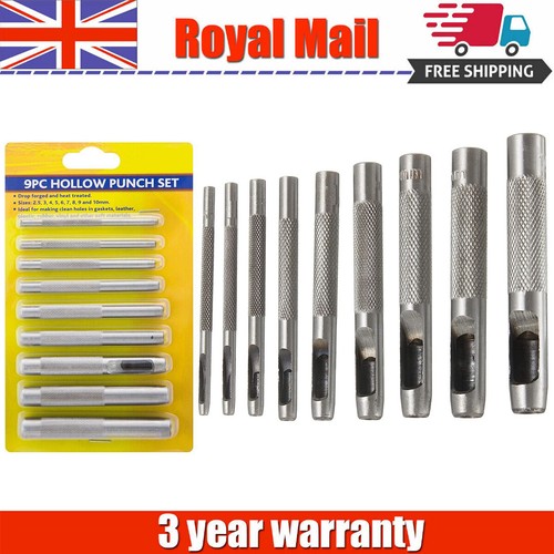 Hollow hole punch set - hollow, for