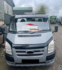 To fit Ford Transit MK7 Black Acrylic Sun Visor and Bonnet Bug Guard Set