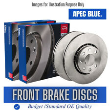 Brake Discs Pair Front FOR VW