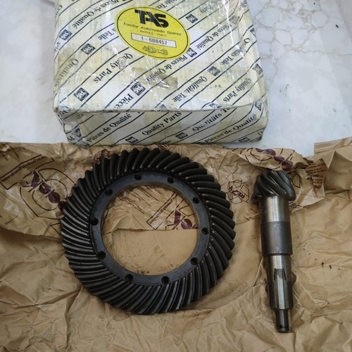 Crown wheel and pinion land - and,