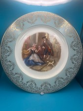 Liverpool Road Pottery , Cries Of London Plate, "Sweet Oranges" 26.5cm,gold rim