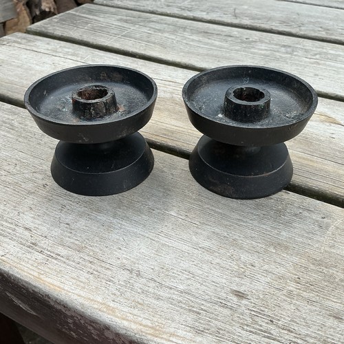 Vintage retro pair cast iron - pair,