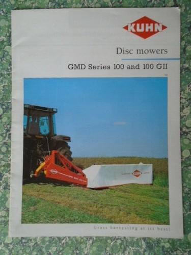 Kuhn disc mower - disc, 100