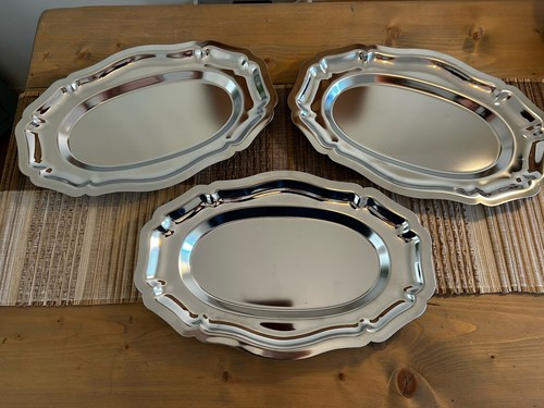 Three vintage heavy silver - three,