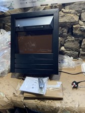 Zanussi ZEFIST1003B 2000W Electric Inset Fire - Black