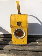 Vintage Railway Lamp Engraved