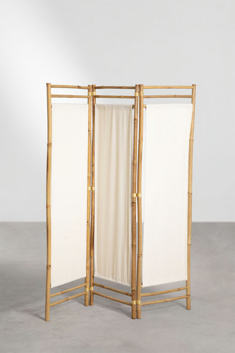 Bamboo room divider folding - bamboo,