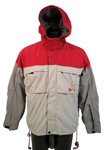 Icepeak ski jacket grey red - icepeak,