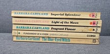 Barbara Cartland: 5 × Vintage Paperback Book Bundle. Romance Novels.