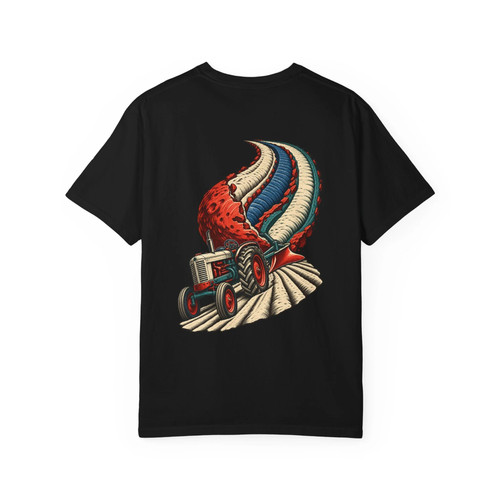 Tractor plow graphic shirt - tractor,