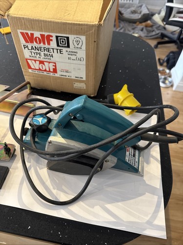 Vintage wolf electric planer - wolf,