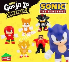 Heroes of Goo Jit Zu Sonic the Hedgehog Minis Stretchy Sensory Toys to Collect!