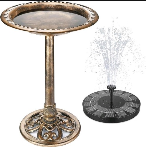 Garden bird bath - bath, pedestal