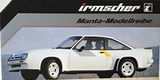Irmscher Manta i200, i240, i240c Brochure approx 1984 German Opel Excellent 