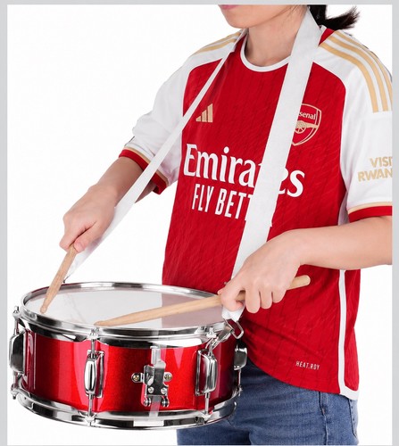 Red snare drum - 12”, kit